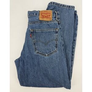Levis 550 Jeans Mens 32x30 Blue Relaxed Fit Medium Wash American Denim Pants